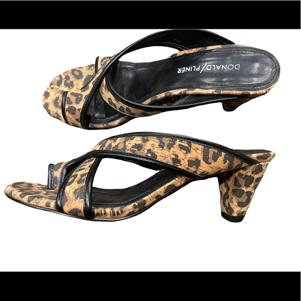 Donald J. Pliner leopard print heels size 6!